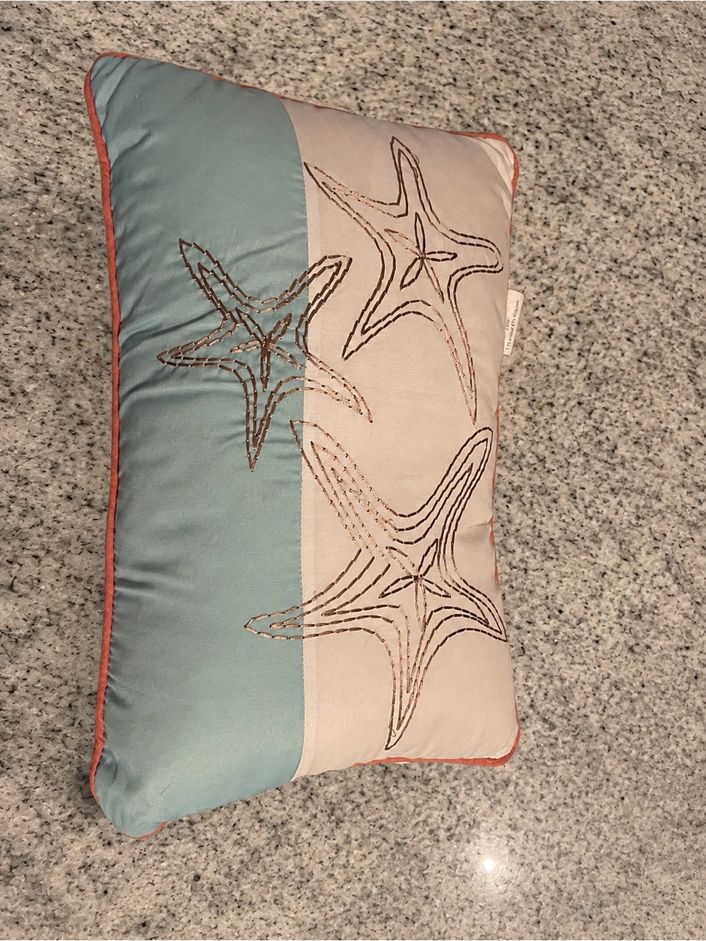 Madison Park Coastal Starfish Decorative Accent Pillow